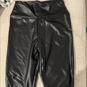 Windsor Black Faux Leather Jeans